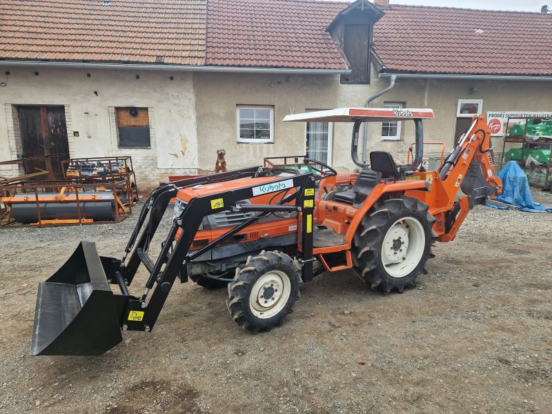 Kubota GL 260 , 4x4 s novým čelním nakladačem KP-002 + podkop model BHM 175