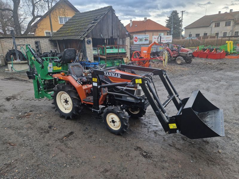 Yanmar F 155 D , 4x4 s novým čelním nakladačem KP-001 ( č.k. 710840) + nový podkop BHM 95