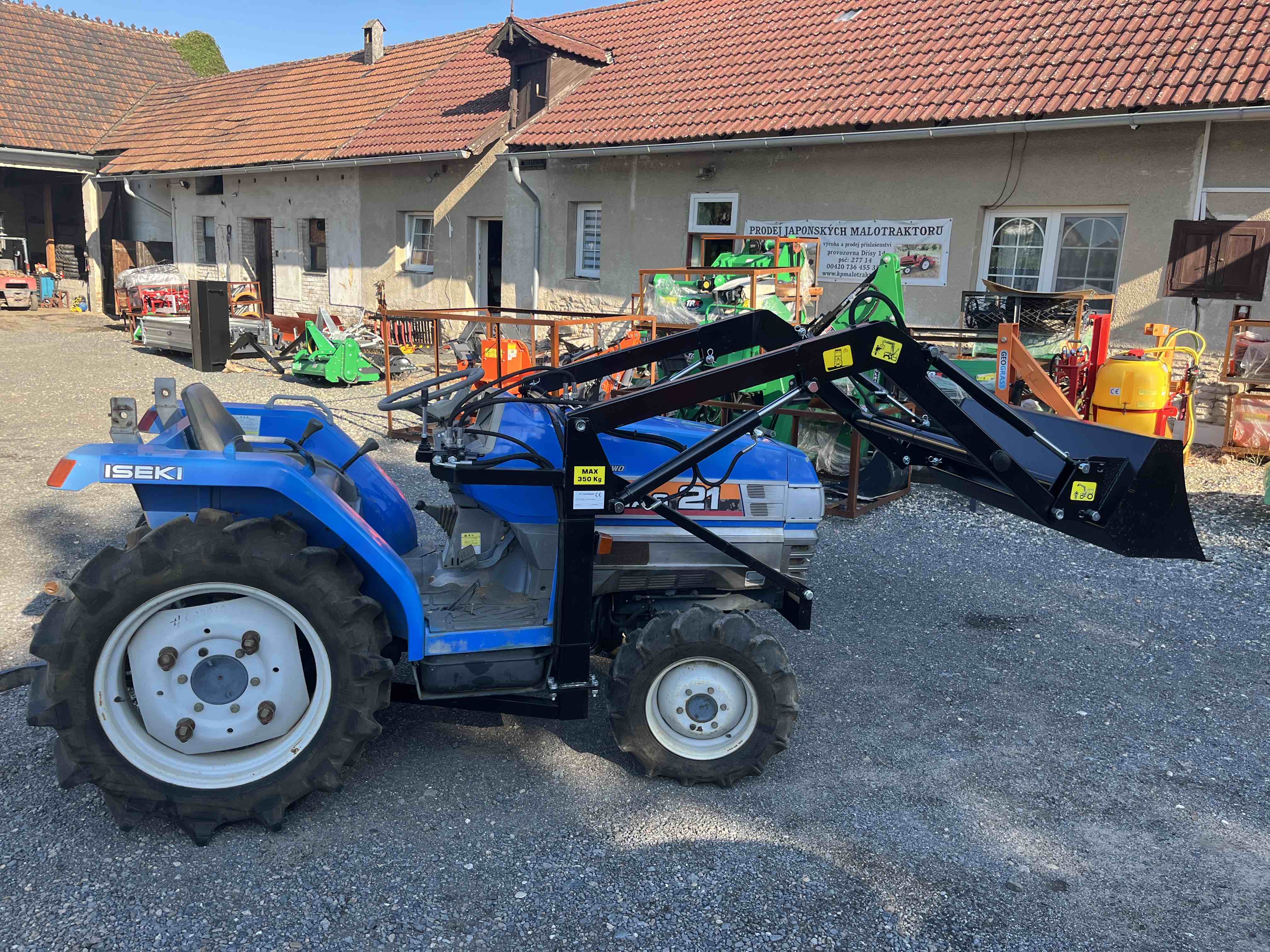 Iseki TG 21 Geas , 4x4 ( č.k. 00060) s novým čelním nakladačem KP-002
